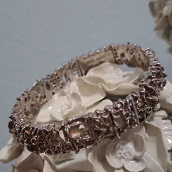 JUHLS KAUTOKEINO Sterling Silver Brutalist TUNDRA Bracelet #750 Norway - Picture 6 of 12